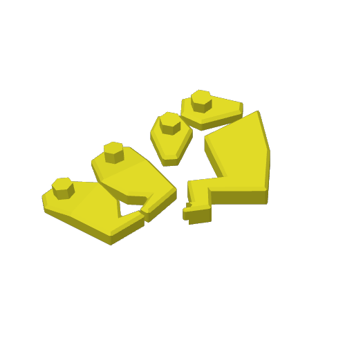 #0025 Pikachu print plate 4