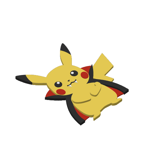 #0025 Vampire Pikachu print plate 2
