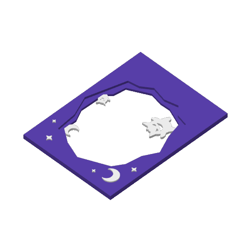 #0094 Gengar print plate 1