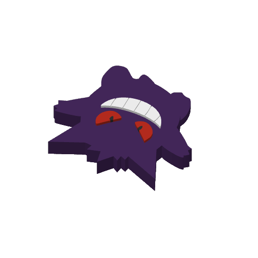 #0094 Gengar print plate 5