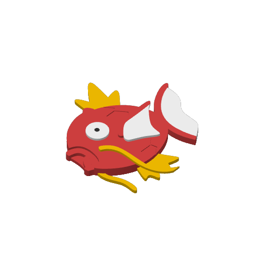 #0129 Magikarp print plate 1