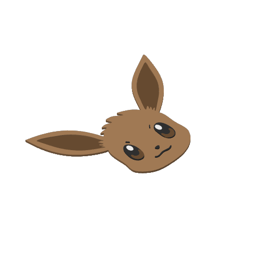 #0133 Eevee print plate 4