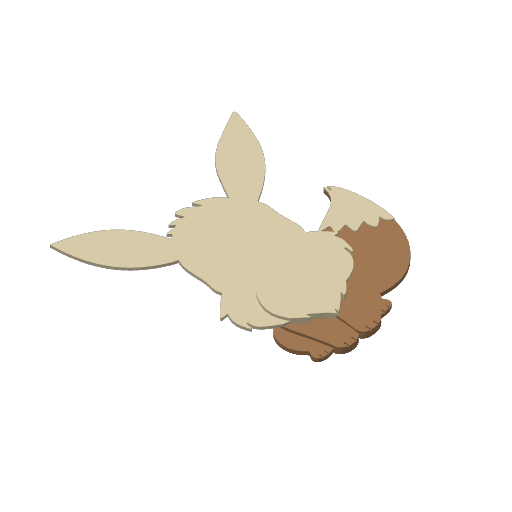 #0133 Eevee print plate 5