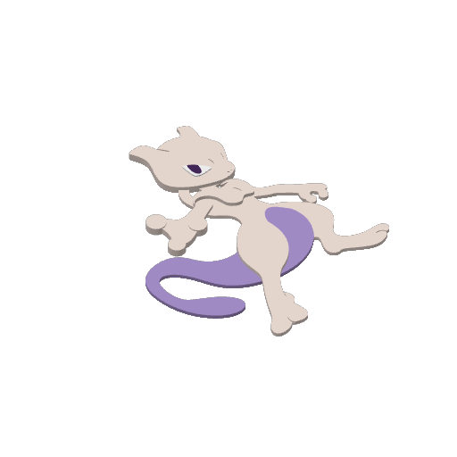 #0150 Mewtwo print plate 5
