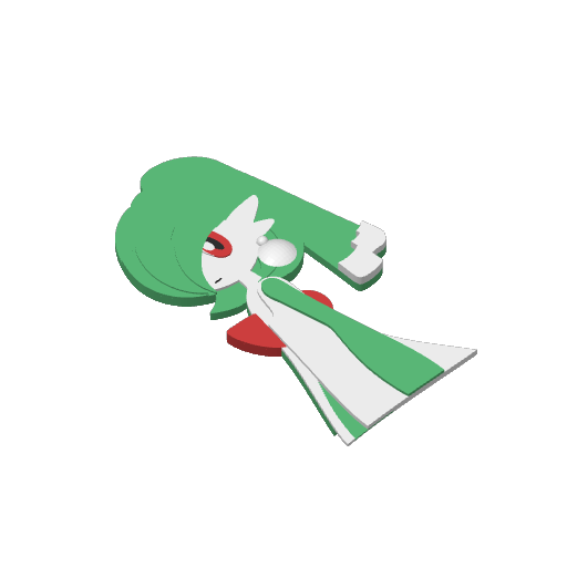#0282 Gardevoir print plate 1