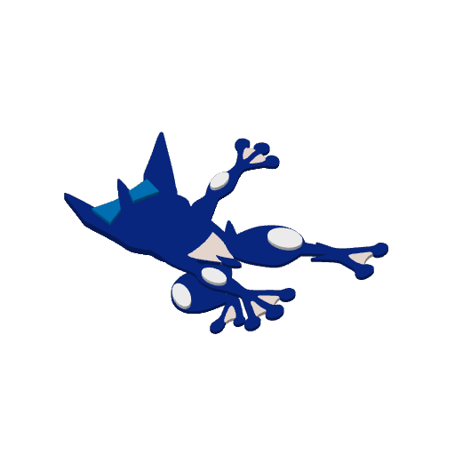 #0658 Greninja print plate 1